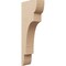 Ekena Millwork 4"W x 8"D x 24"H Thin New Brighton Rough Cedar Woodgrain TimberThane Corbel, Primed Tan CORUR04X08X24NEBRCPR - alternate 1